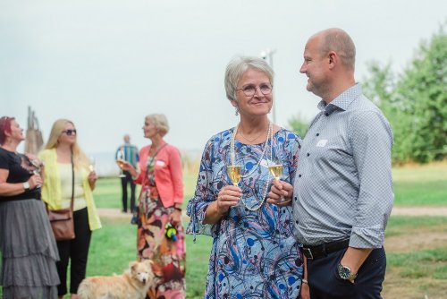 Kutsekoja juhatuse liige Tiia Randma ja endine Kutsekoja nõukogu liige Siim Raie. Foto: Terje Atonen